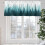 Silueta stromu Teal Forest Valance 107,5 x 30,5 cm 5