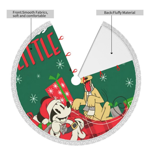 Mickey Mouse Christmas Tree Skirt 48 Inch 2