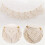 Macrame fringed woven tapestry wall hanging 3 pcs 2