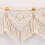 Macrame fringed woven tapestry wall hanging 3 pcs 3