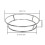 Round Pot Rack for Kitchen - Thickened Solid Double Shelf 3