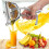 Presse-citron extra large en acier inoxydable 13,9 cm 2