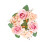 Valentinsdag Rose Lysestage Krans Kunstig Blomster 2