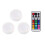 Luci a disco Solacol alimentate a batteria con timer dimmer remoto. 5