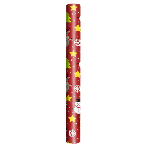 Christmas Wrapping Paper Santa Pattern Single-sided 1PC 1
