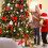 Christmas Ball Ornaments Set Gold Shatterproof Plastic 42 5