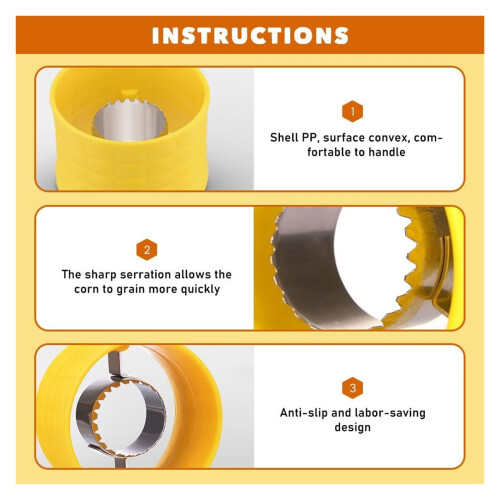 Corn stripper for cob manual portable tool 2