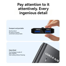 USB 3.0-, 2-in-1-Out, Bidirektionaler USB-KVM-, Drucker/Scanner Gemeinsam Nutzen, 5 Gbit/S High-Speed, für Windows, und für Linux