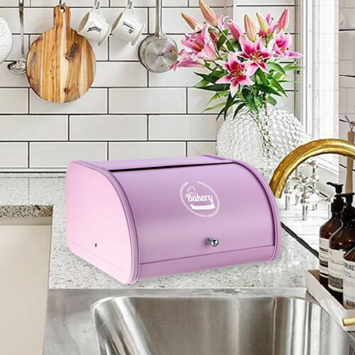 Bread Box with Lid for Counter Storage 1 Piece 2