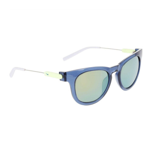 Nike (One Size, Diffused Blue/Yellow) Nike Trend Oval Sunglasses 2