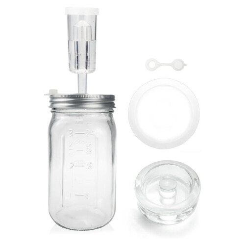 3X 32 Oz Mason Jar Fermentation Kit, Fermentation Jar, Fermentation Lid, Fermenting Weights and Airlocks 1