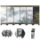 Wooden Chinese-style folding screen divider 3-panel 2