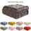 Nayueo checkerboard blanket beige 70100 cm 3