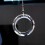 Crystal prism pull chain pendant for ceiling fan light 50 5