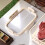 SHATUOA bento box rectangular portable sealed 1 piece 4