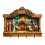 Porte-clés mural rustique en bois 11,8 x 9,8 pouces 2