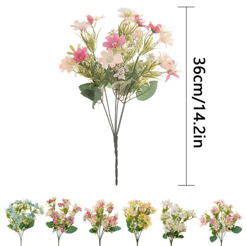 Fehér műmikulásvirág bokor 36 cm 1 darab 1
