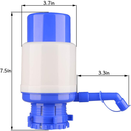 Pompe manuelle pour bouteilles d'eau de 2 à 5 gallons 1
