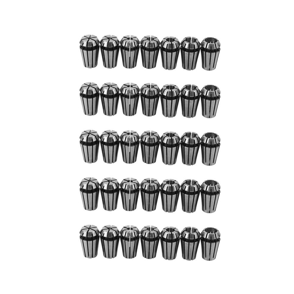 35Pcs 1-7Mm Er11 Spring Collet For Cnc Workholding Engraving & Milling Lathe Tool 6031591972173