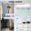 2X Zigbee Temperature and Humidity Sensor  Temperature Humidity Detector with for EWelink App Control 3