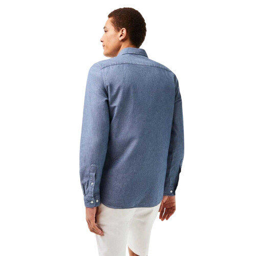 Lacoste Lacoste Mens Chambray Slim Shirt 1