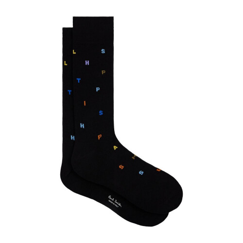 Paul Smith Paul Smith Mens Lettering Crew Socks 1