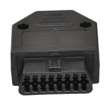 Obd2 Obd Ii 16 Pin Connector Socket Diagnostic Tool Adapter Obd Connector + Enclosures + Terminal +