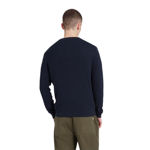 Farah (S, True Navy) Farah Mens Rainhill Plain Regular Jumper 1