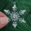 Christmas Snowflake Ornament Clear Crystal 30PCS 5