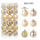 Matte White Christmas Tree Ball Decoration 10cm 3