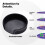 Set di 6 sottobicchieri in pelle con axolotl 5