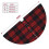 Christmas Tree Skirt Plaid 36 Inch 5