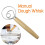 Wooden Handle Whisk Stainless Steel 1 Piece 2