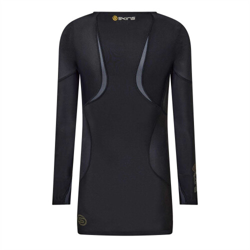 Skins (S, Black/Yellow) Skins Mens G400 Plain Performance Long-Sleeved Top 1