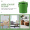 Trash Can with Handle for Bedroom and Office Organization 5
