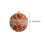 Christmas foam balls red 8cm decorative hanging 3