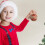 Christmas foam balls red 8cm decorative hanging 4