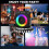 Draagbare karaoke - SVATV - MS80 - 2 draadloze microfoons - Bluetooth 5.0 - LED disco 5 effecten 6