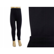 Szigetelt leggings 152/158 rugalmas gyereknadrág FEKETE