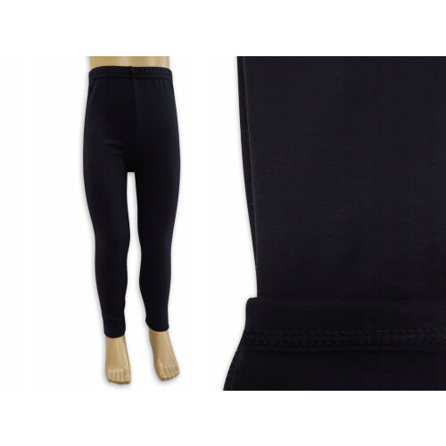 børneleggings foret 152/158 elastiske sorte