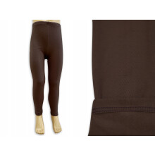 Szigetelt leggings 140/146 rugalmas gyereknadrág BARNA