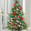 Christmas Ornament Set Red Green Electroplated 42 Pack 4
