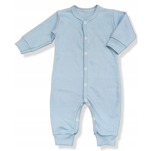 ROMPER 80 knappet romper lille romper uden fødder rompers pyjamas blå
