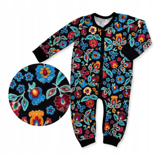 ROMPERS 92 KNAPPET ROMPER UDEN FØDDER PYJAMAS ROMPERS FOLK SORT