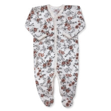 heldragt med trykknapper 92 pyjamas blomstret baby polsk producent