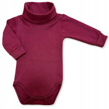 Body med turtleneck 62 baby langærmet turtleneck bordeaux