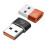 Adaptér Welling Type-C Mini Fast Charging 6A Type-C samice na USB 3.0 samec, OTG konektor pro nabíječku 8
