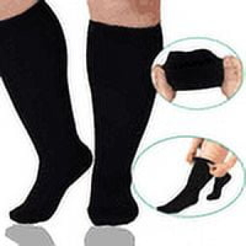 Compression Socks 15-20mmHg Knee Length Extra-Wide Calf 2