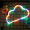 Neon nattlys skyformet LED barnerom USB-batteri 5