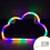 Neon nattlys skyformet LED barnerom USB-batteri 2